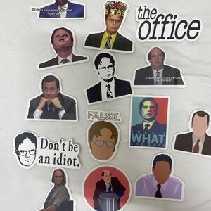 The Office Themed Sticker Set